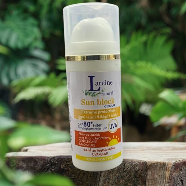 lariene sun block cream spf 80 30 ml